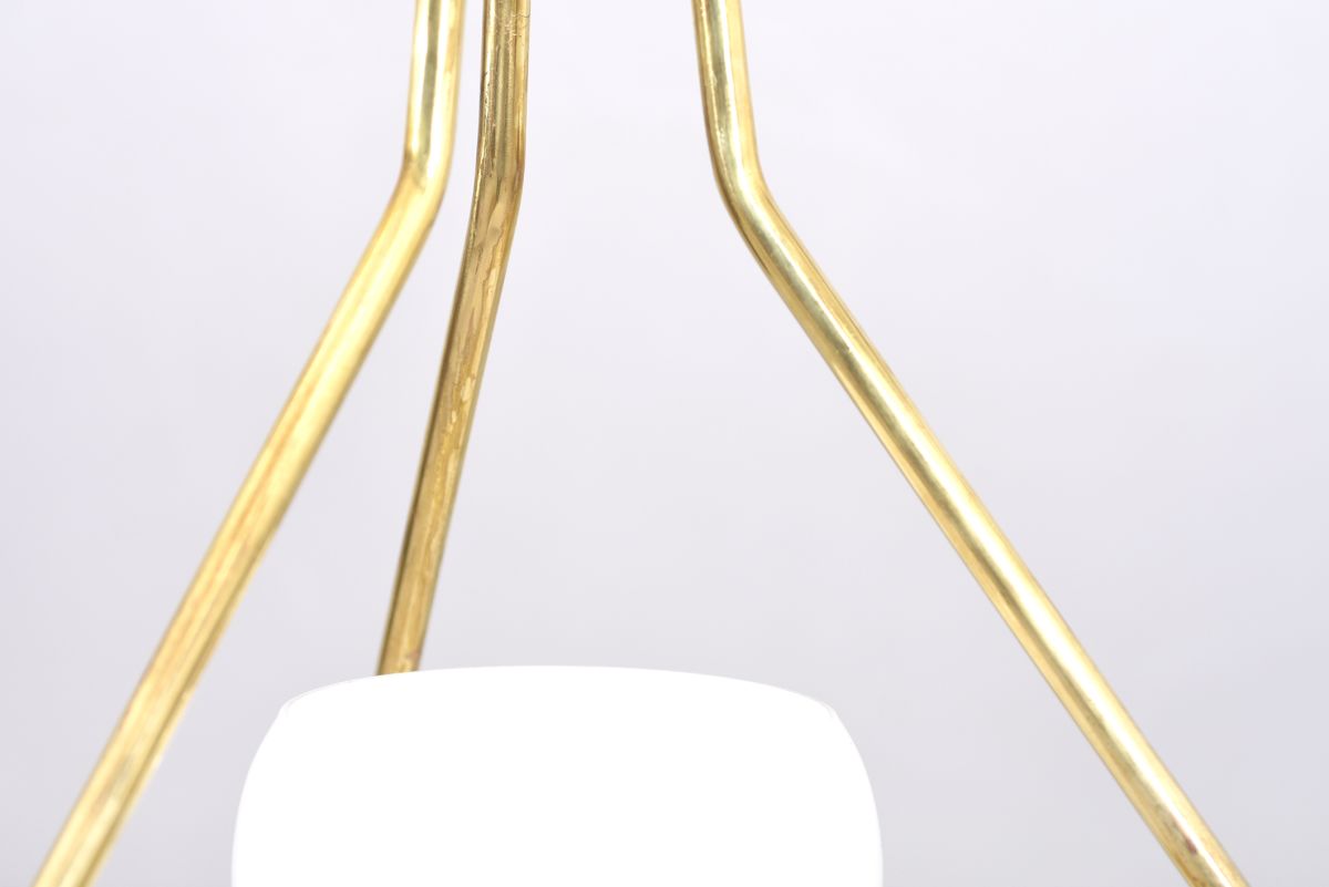 Anonymous Brass glass ceiling lamp 03 1
