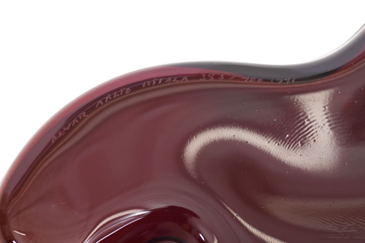 Aalto Alvar aalto vase iittala red nr 383 06