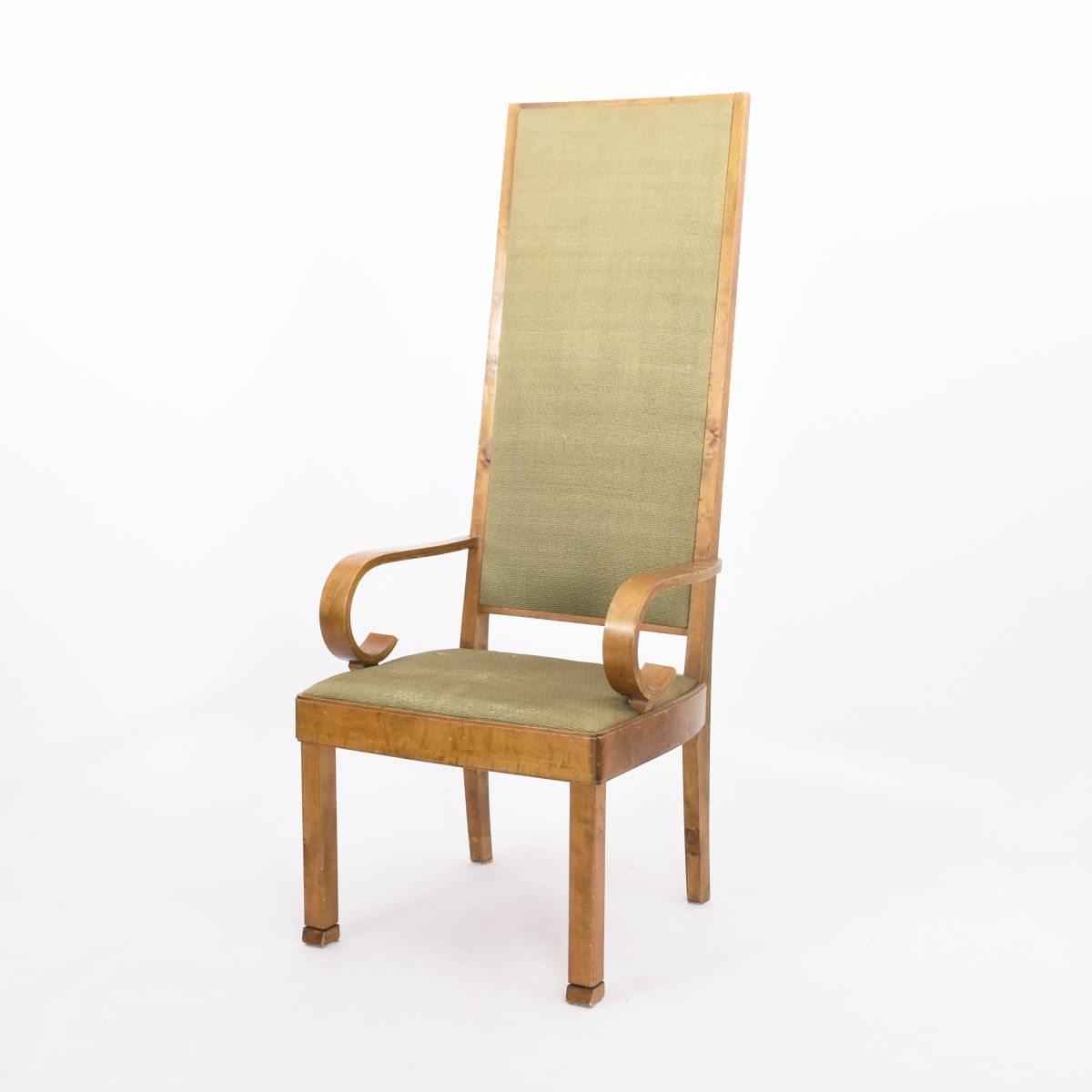 Anonymous Finnish neo classical high back chair
