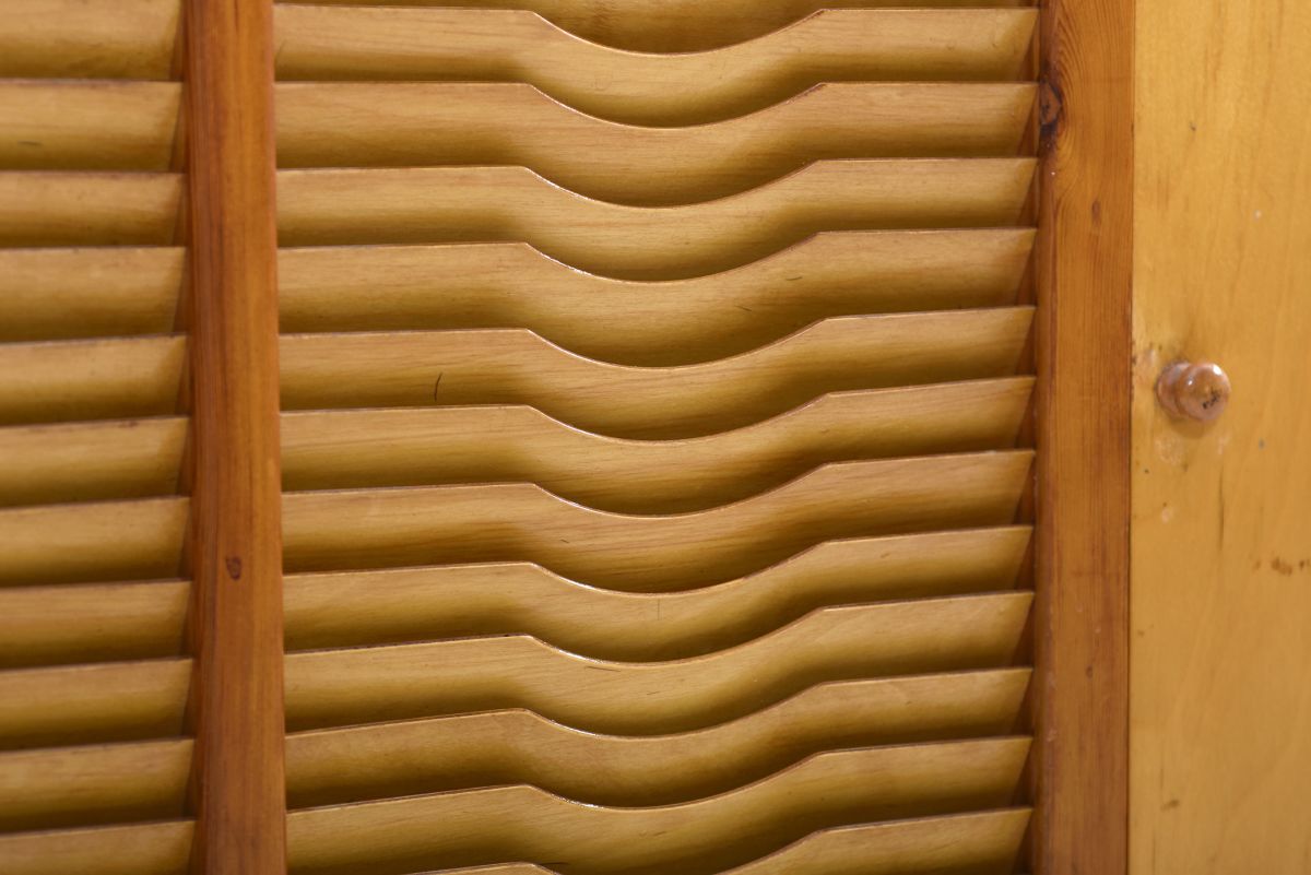 Anonymous Pine framed wall cabinet 02