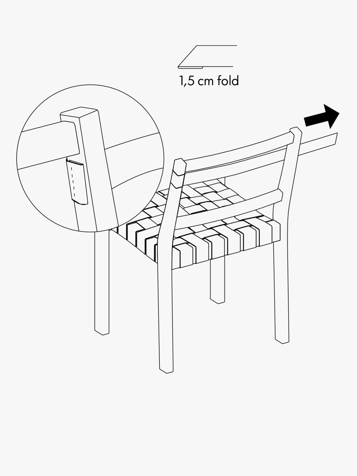 Rewebbing Step 15