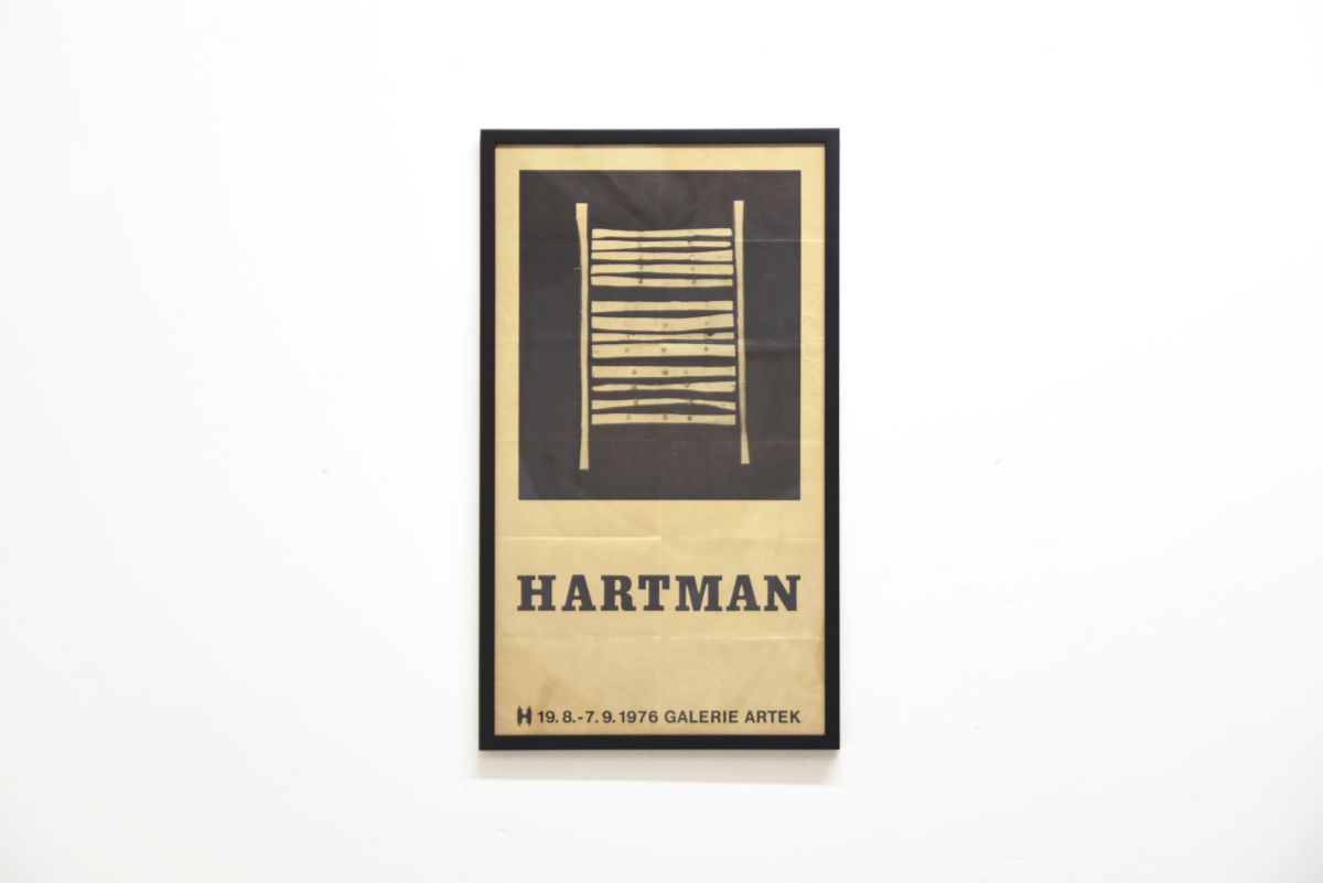 Anonymou galerie artek Hartman exhibiton poster