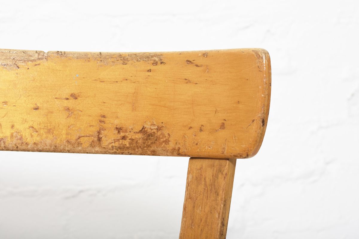 Aalto Chair69 Patinated Birch details3