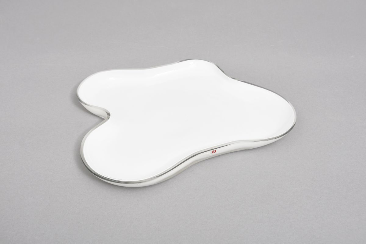 Aalto Alvar shallow glass plate iittala