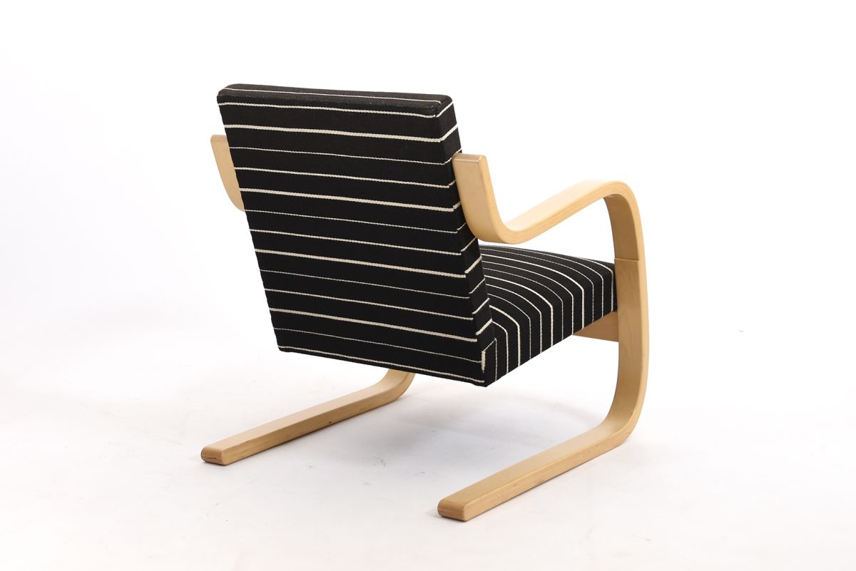 Aalto Alvar Chair 402 Artek stripe back
