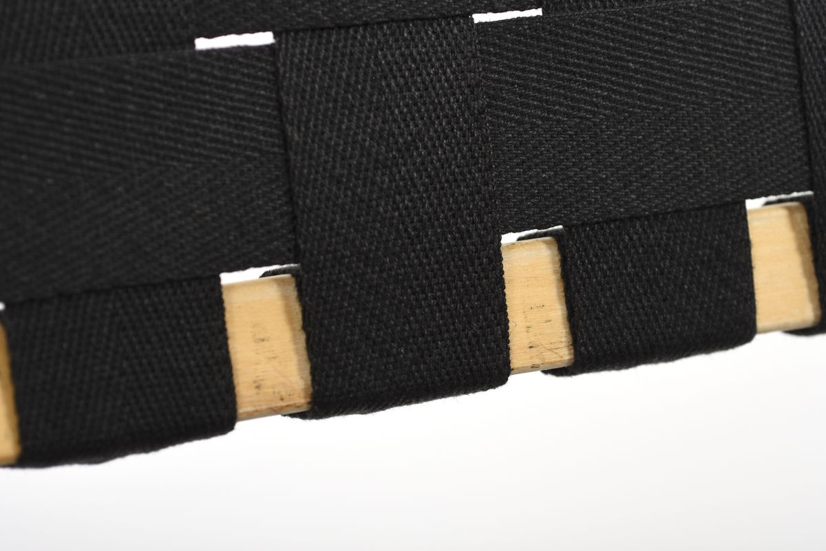 Aalto Alvar Chair 611 birch black webbing 03