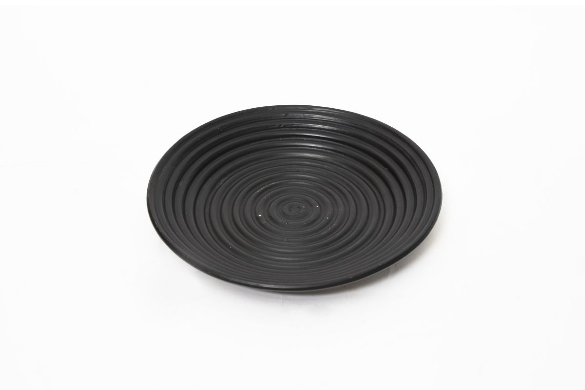 Lund-Tyra-Ceramic-Plate-Black