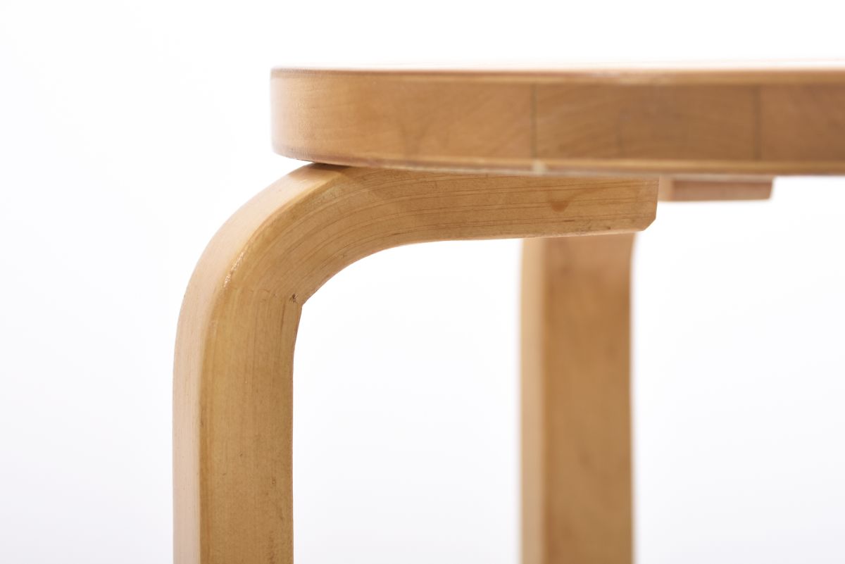 Aalto Alvar Stool E60 birch 03 1970