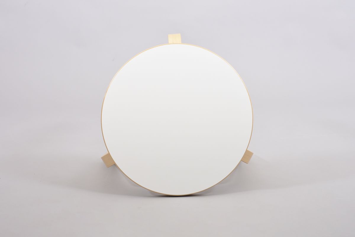 Aalto Alvar table 90d white laminate 2011 top