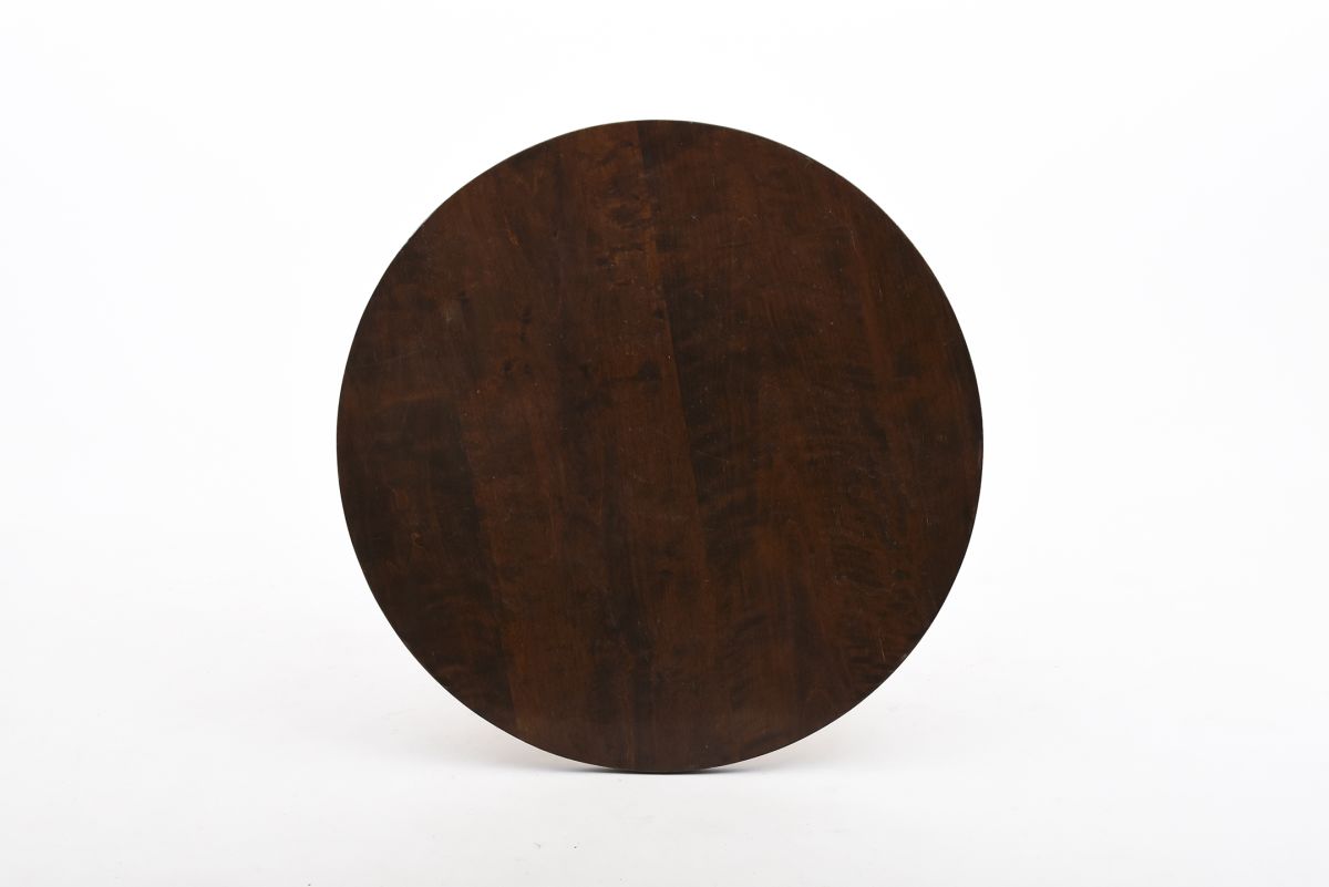 Anonymous round table stained top