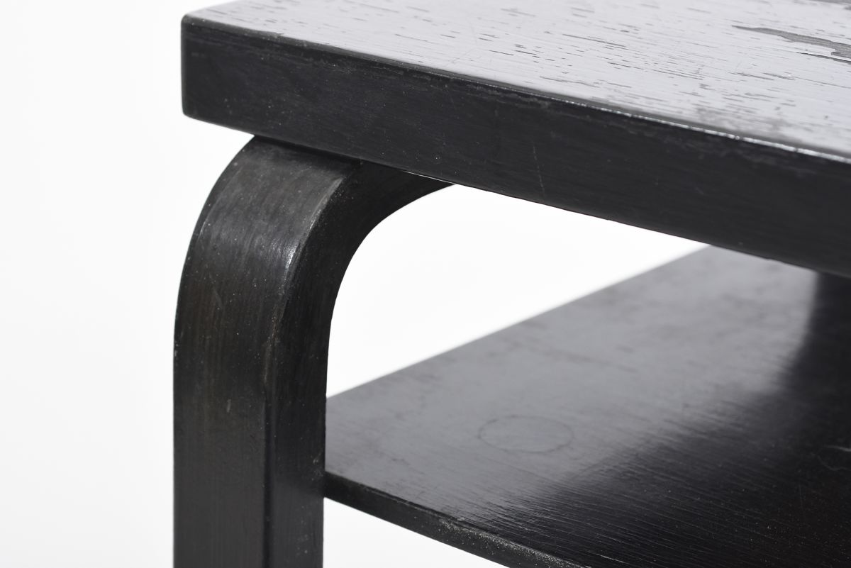 Aalto Alvar Painted side table black 04