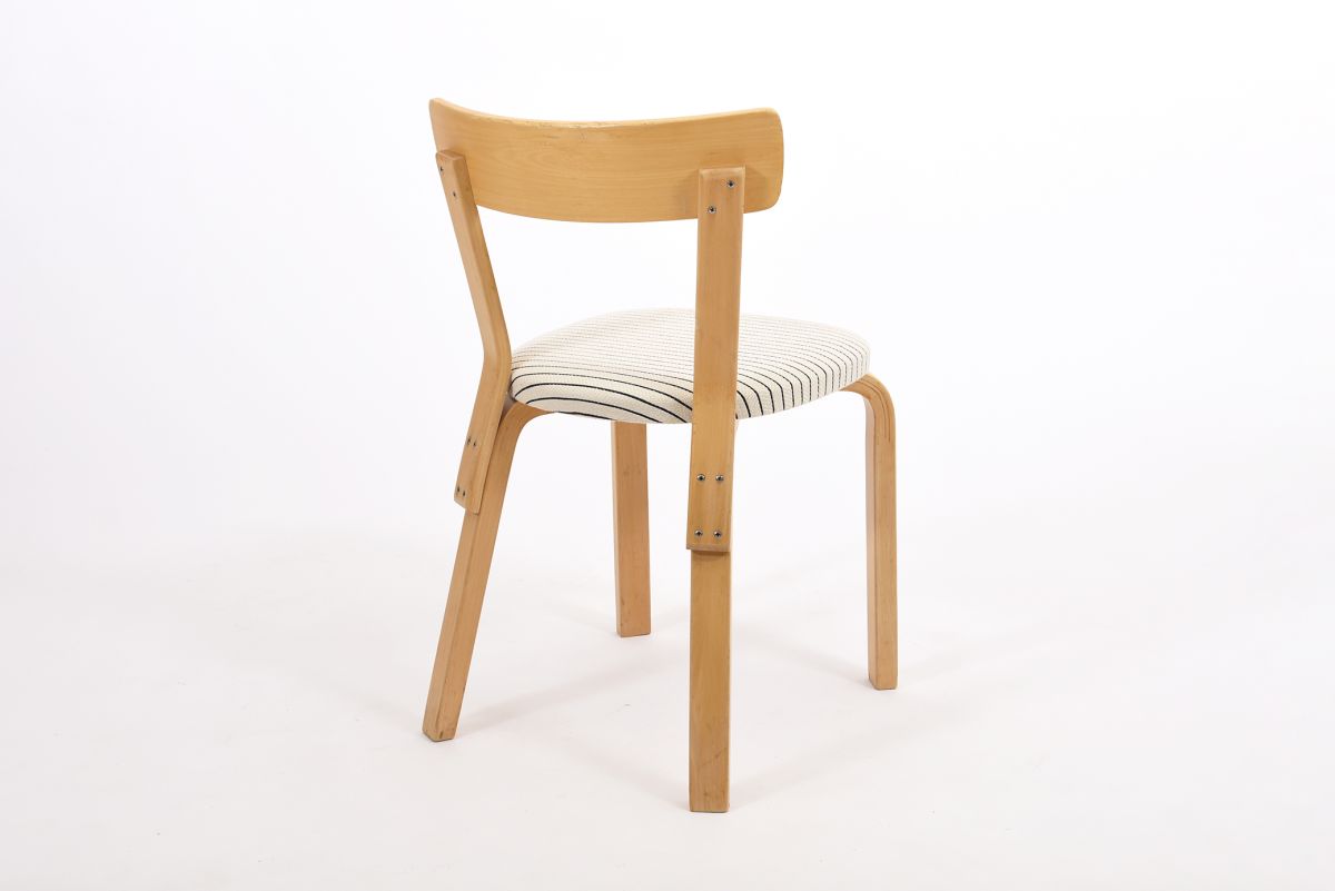 Aalto Alvar Chair 69 stripe back