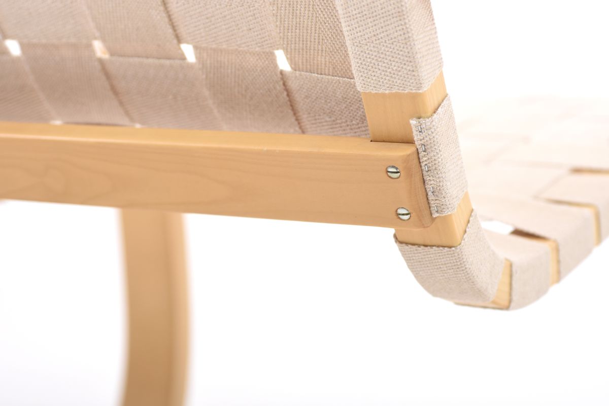 Aalto Alvar Armchair 406 linen webbing natural 08