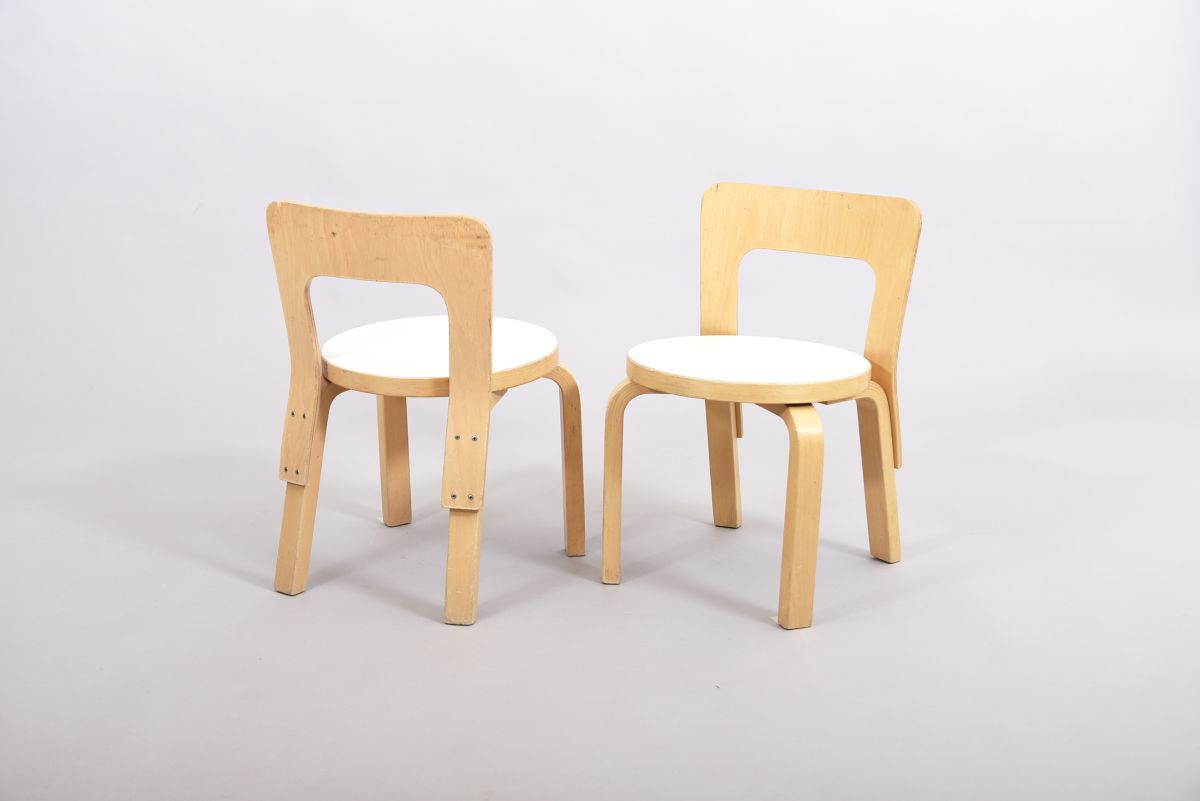 Aalto Alvar N65 white laminate