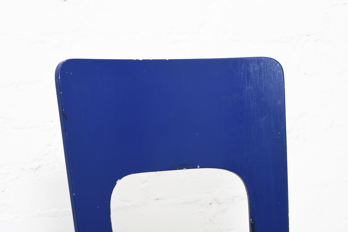 Aalto Alvar Chair 66 deep bule 01