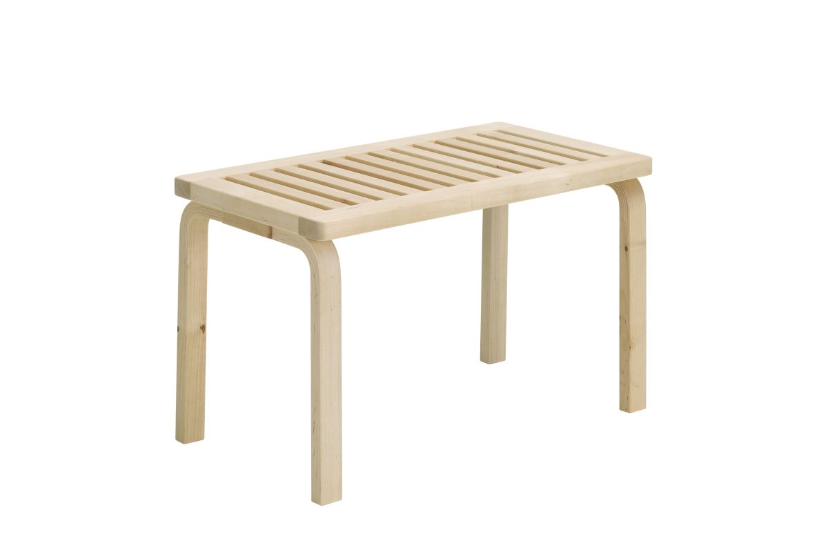 Bench 153 B slatted top wild birch natural lacquered 2 cut out 8906015