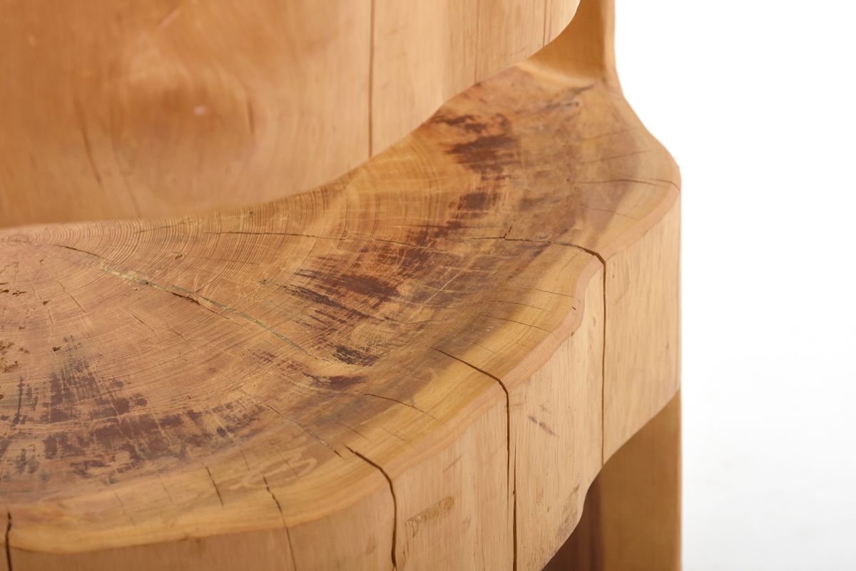Anonymous huge wood chair 08