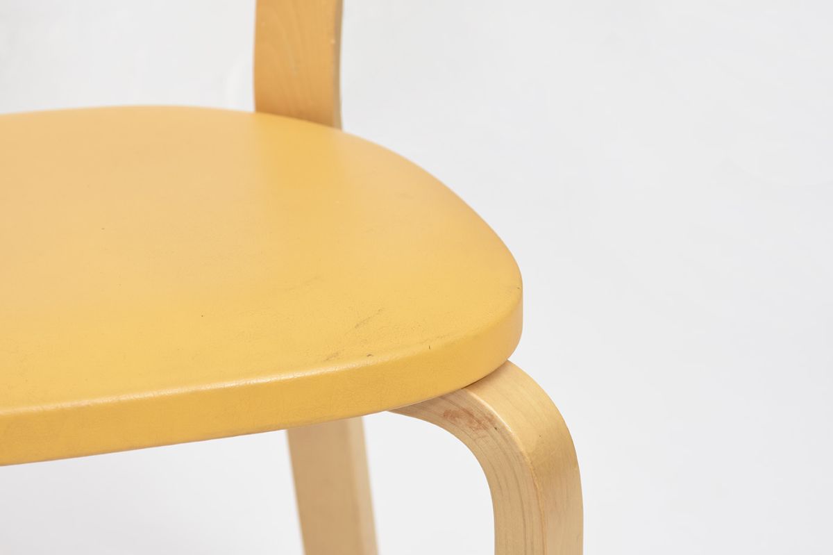 Aalto-Chair69-Yellow-Vinyl-details5