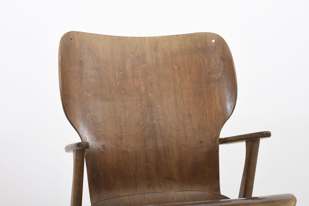 Tapiovaara Ilmari Domus louge chair Stain lacquered 01