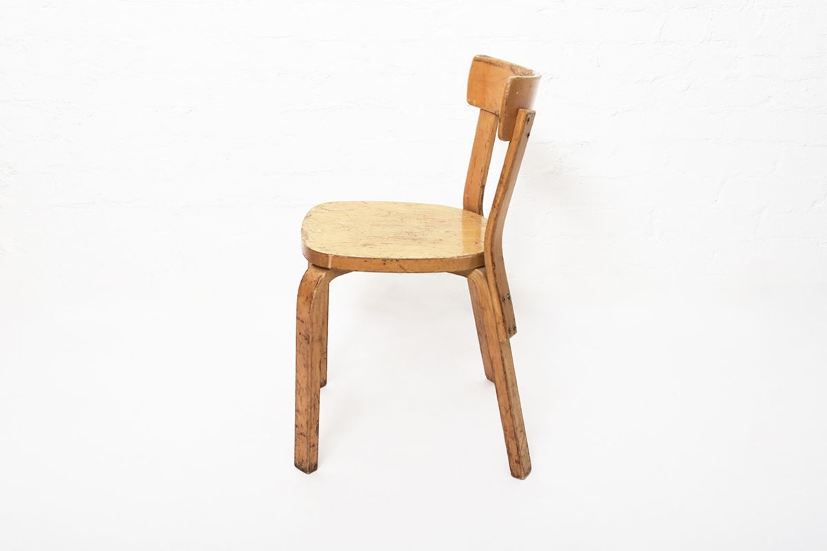 Aalto Chair69 Patinated Birch details1