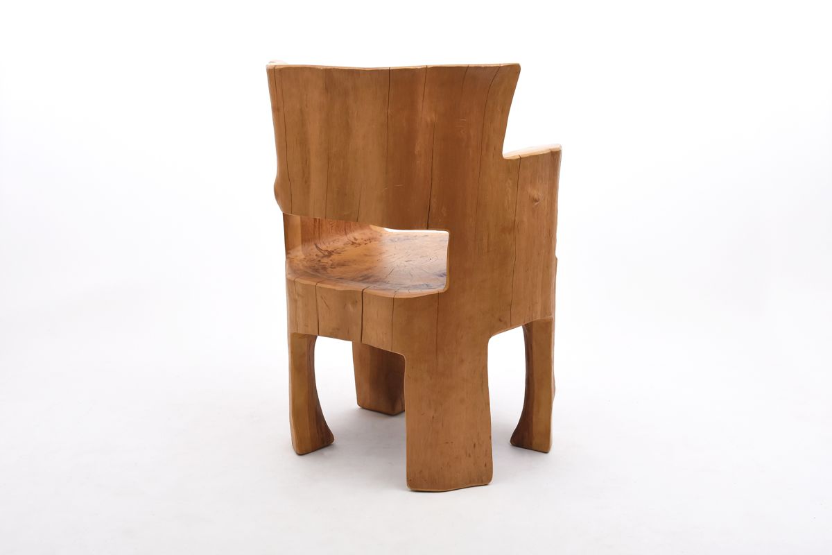 Anonymous huge wood chair back