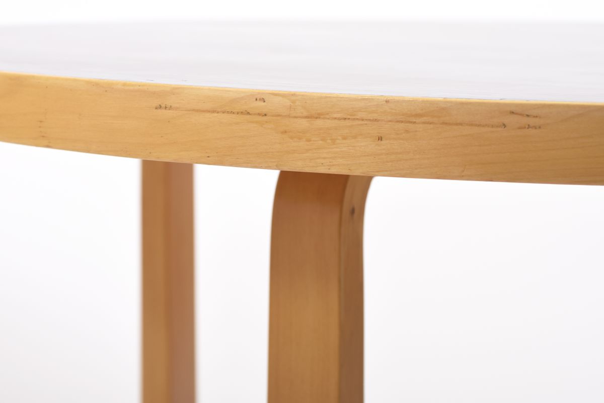 Aalto Alvar Table model 91 black lino 04
