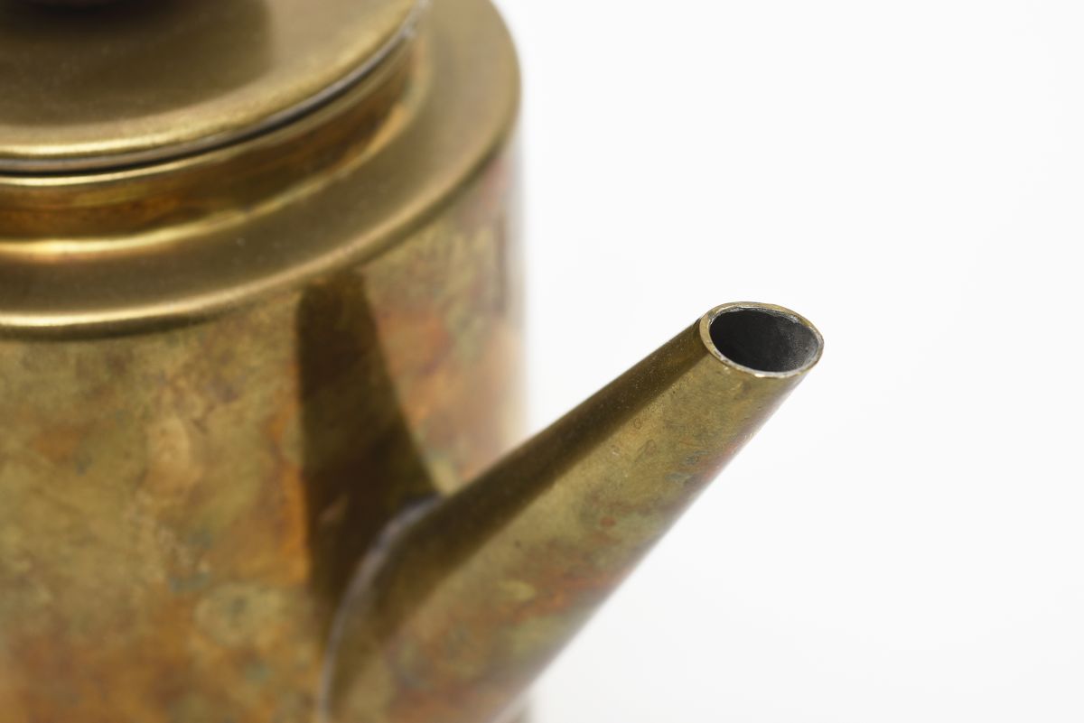 Heikinheimo Maija Brass teak coffee pot 02