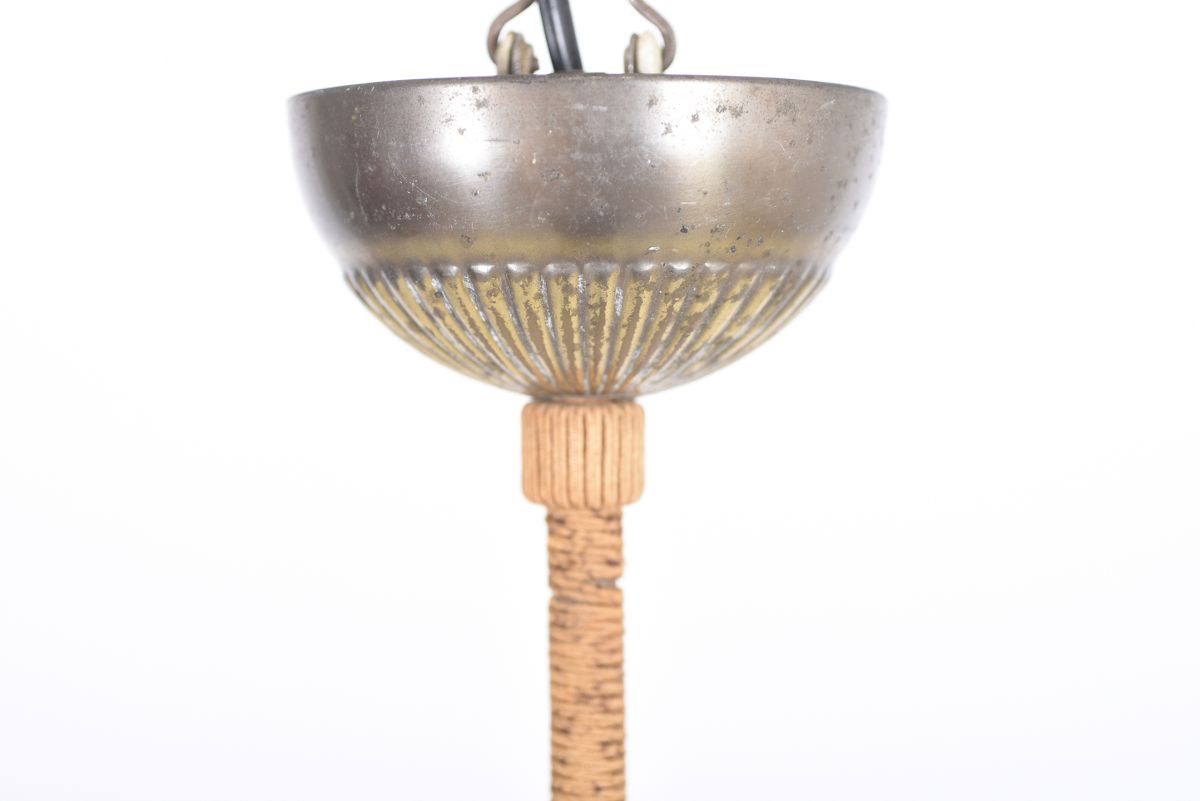 Tynell Paavo chandelier1950 hand paint glass 01
