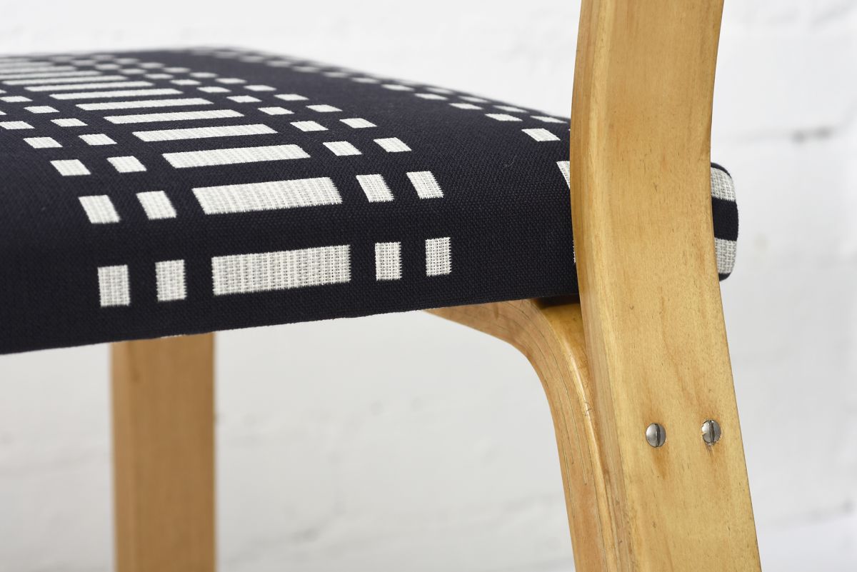 Aalto Alvar Rare long bench JG fabric 10