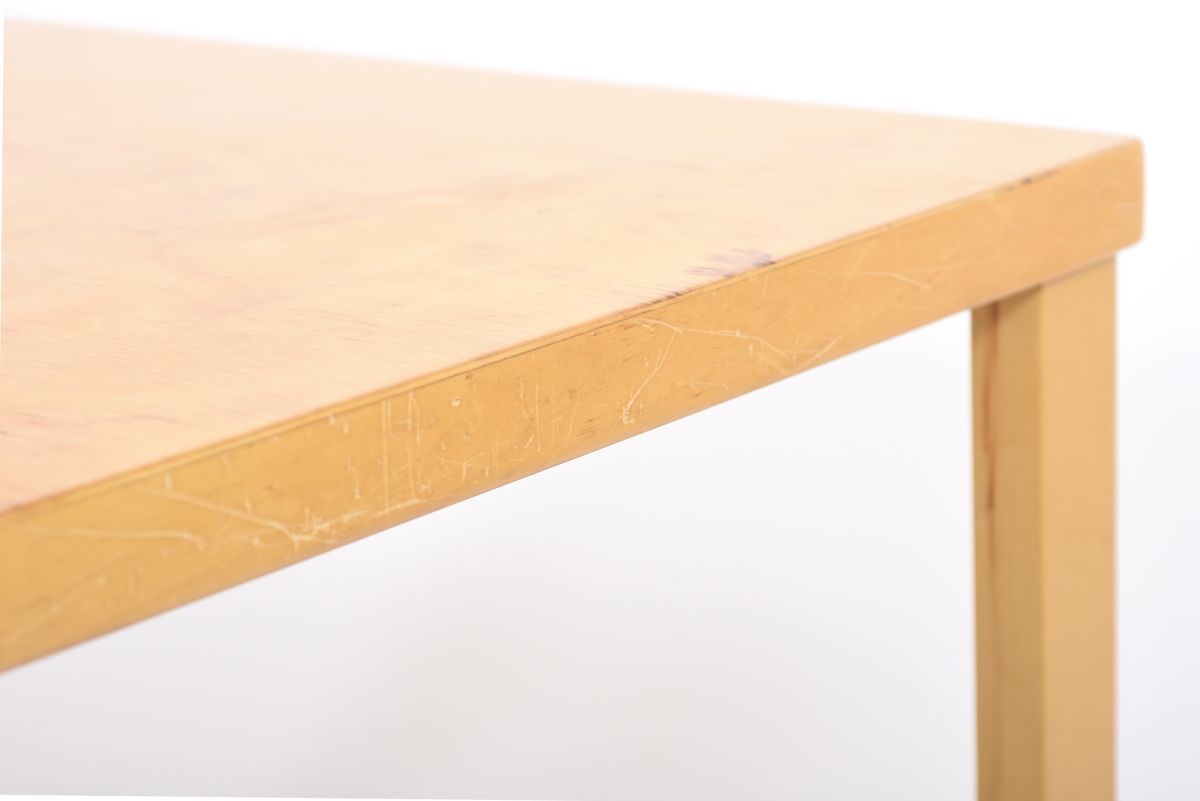 Aalto Alvar streight leg table birch 06