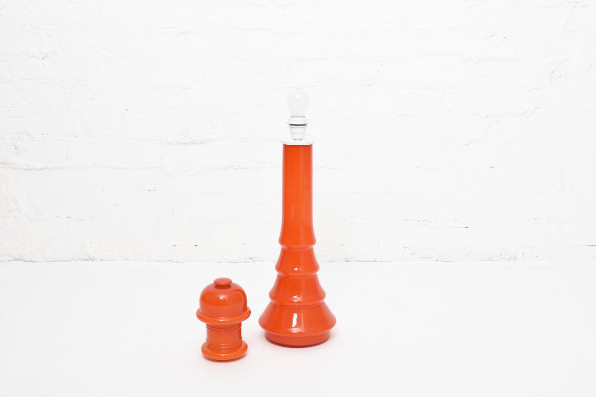 Anonymous Orange Glass Floor lamp 01