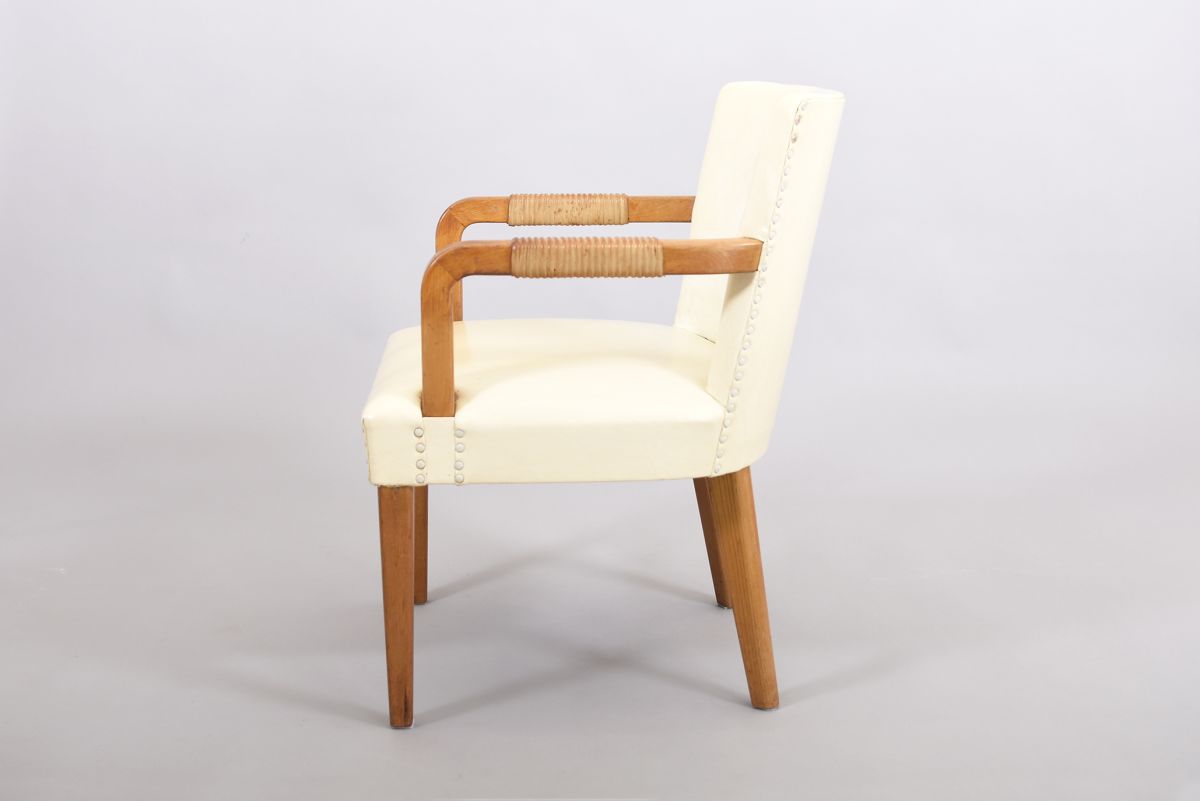 Aino Aalto Savoy tuoli white vinyl side