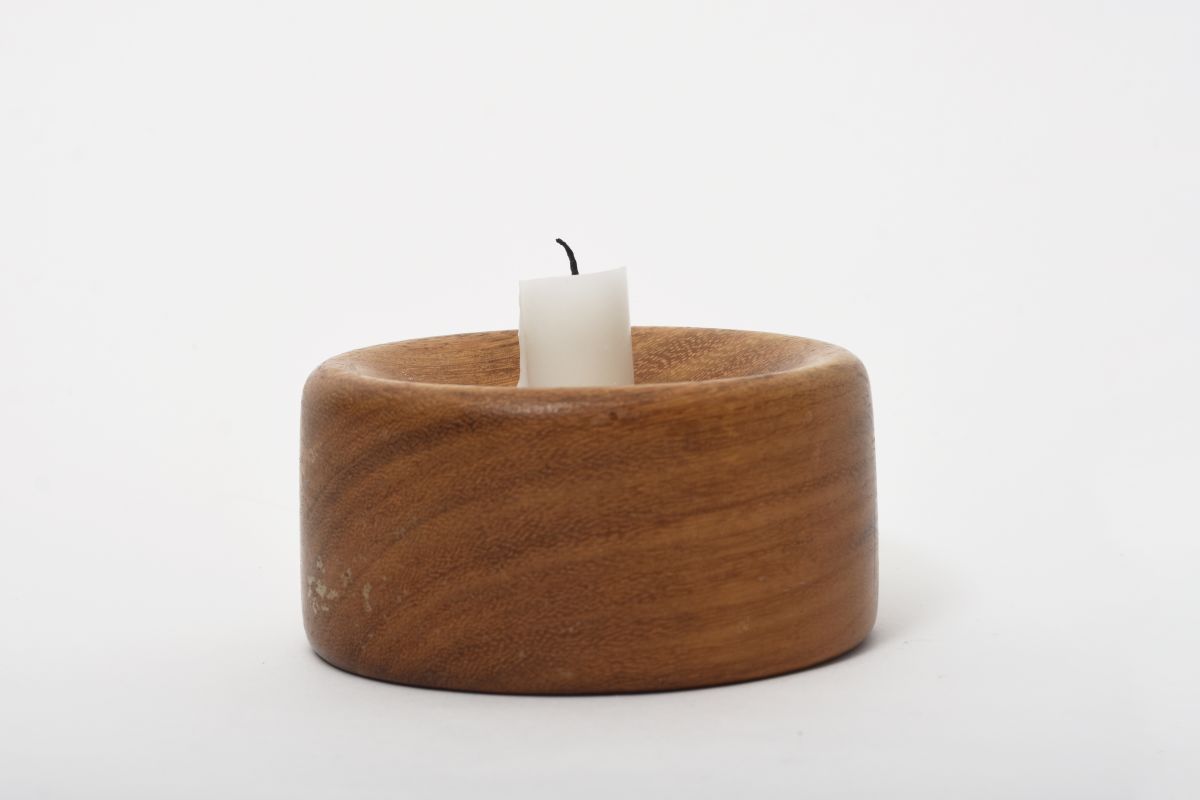 Sakari Pykälä Wooden Candle Holder details1