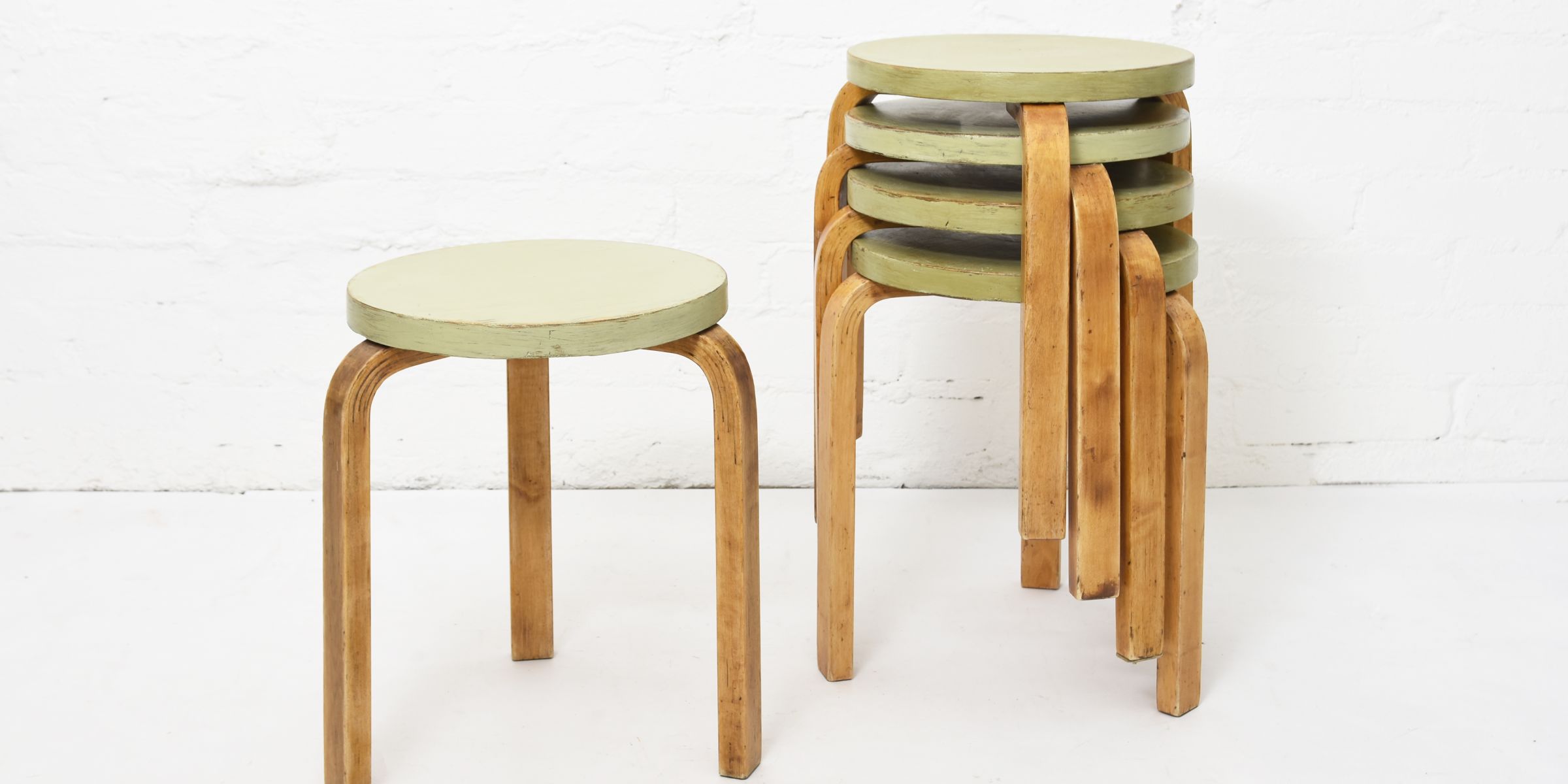 50s-60s製　Alvar Aalto Stool60 ① Stool 60 - Artek