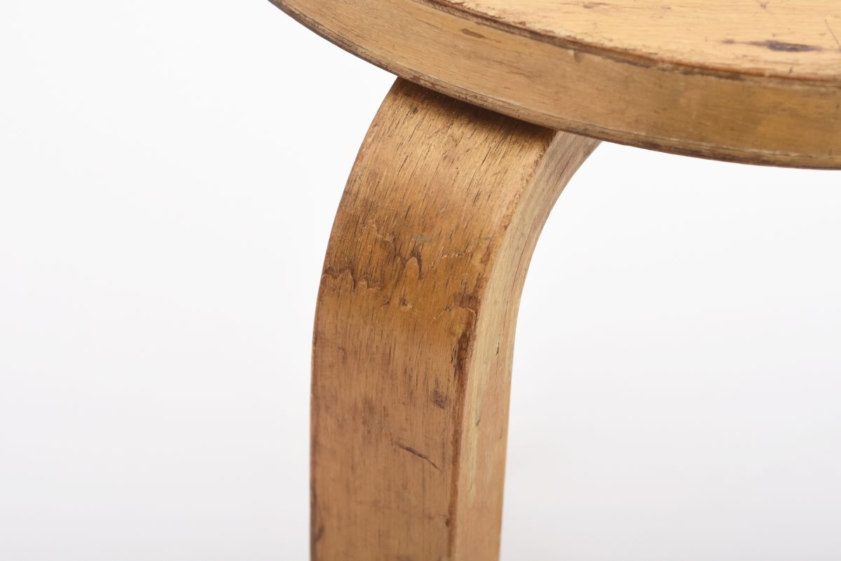 Aalto Alvar stool 60 pair stamped 05