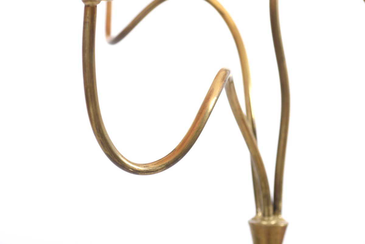 Anonymous Finnish sculptural brass floor lamp 05