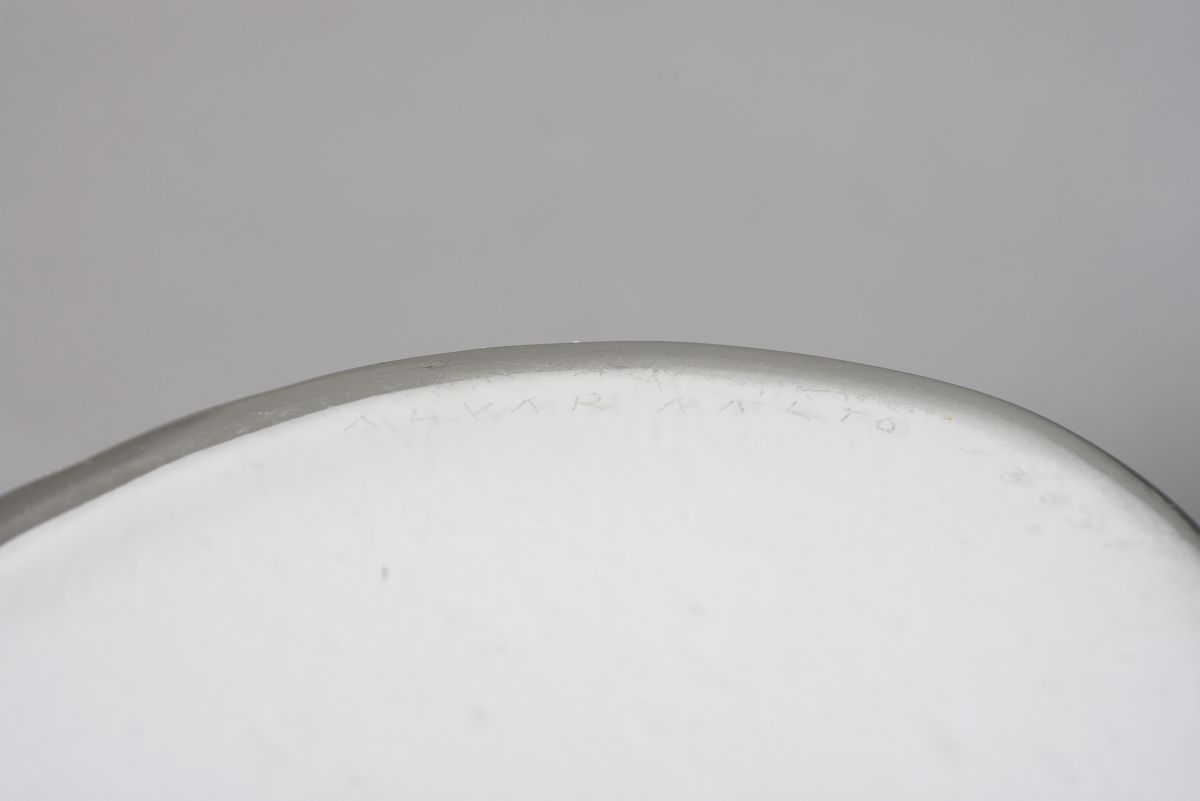 Aalto Alvar Glass vase opaline 1950s 06