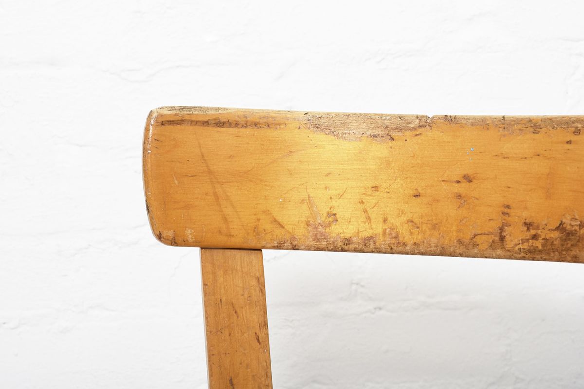 Aalto Chair69 Patinated Birch details2