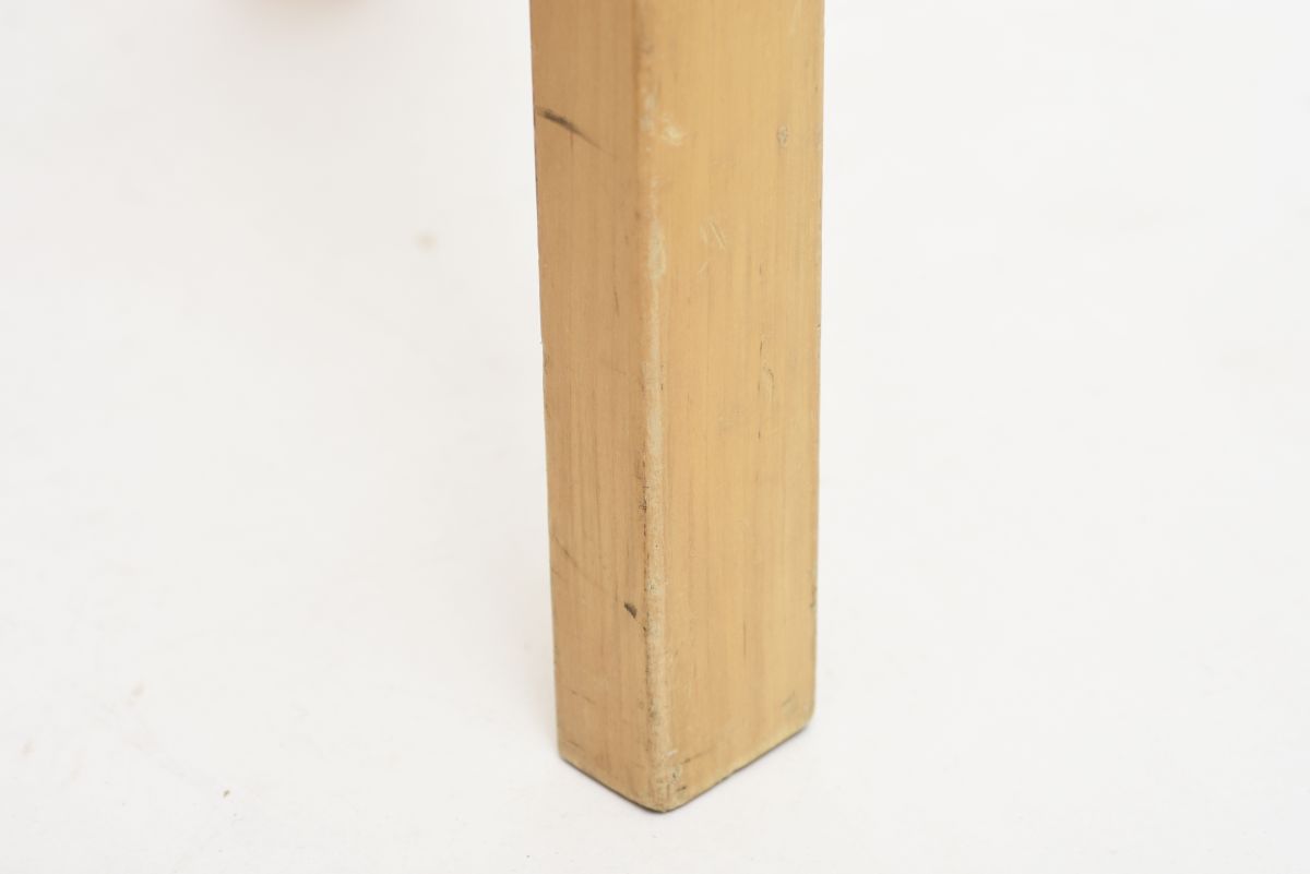Aalto Alvar Stool 60 black linoleum 60s 04
