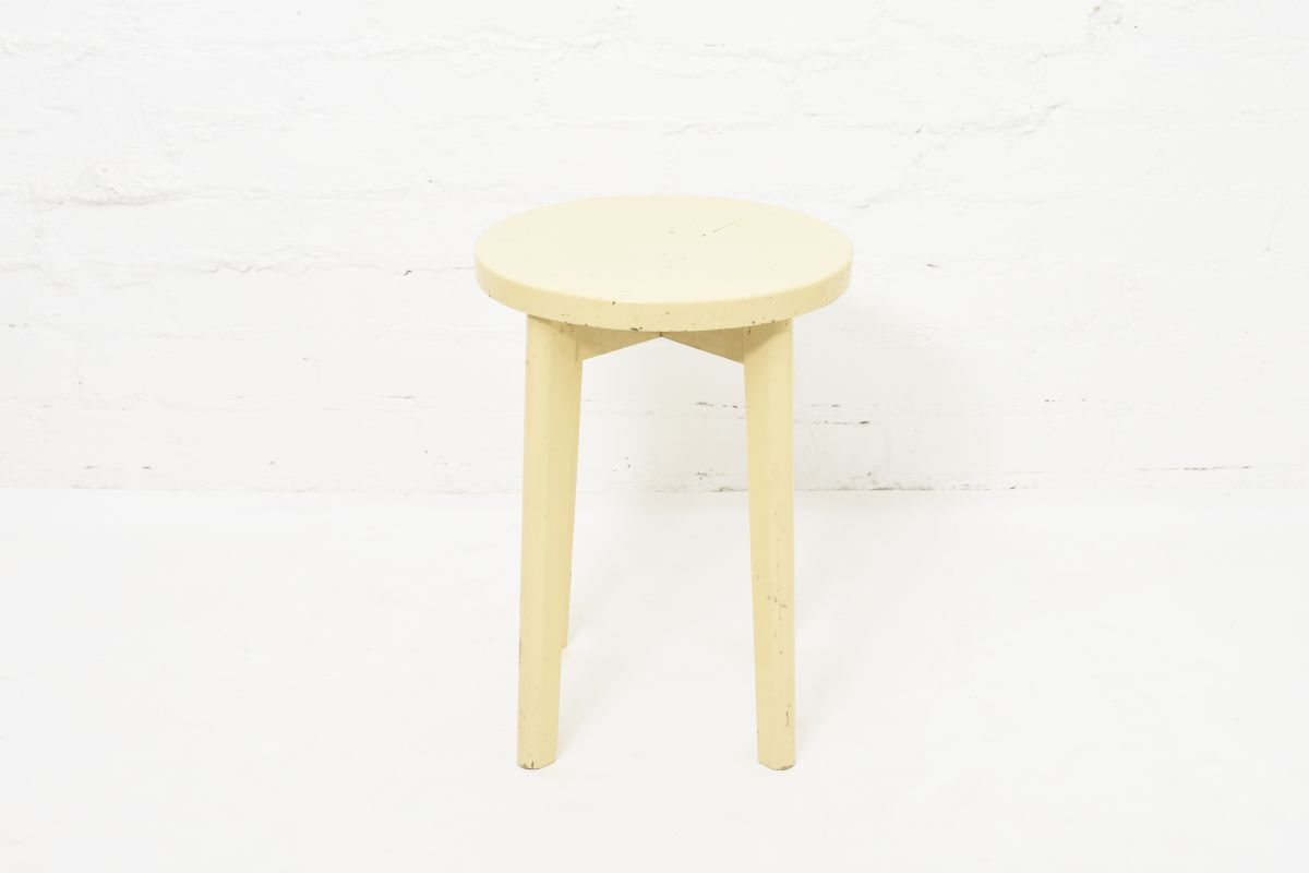 Anonymous-Finnish-Painted-Wooden-Stool
