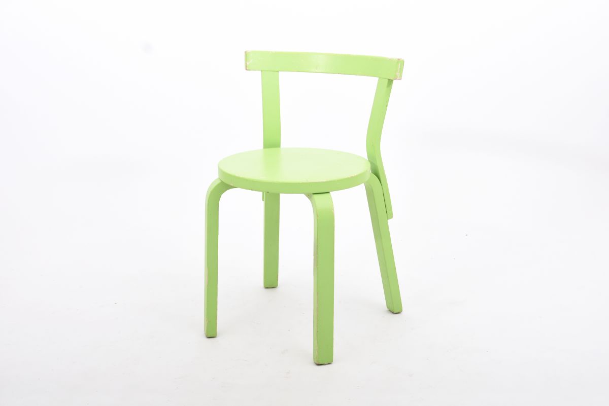 Aalto Alvar Chair68 green paint