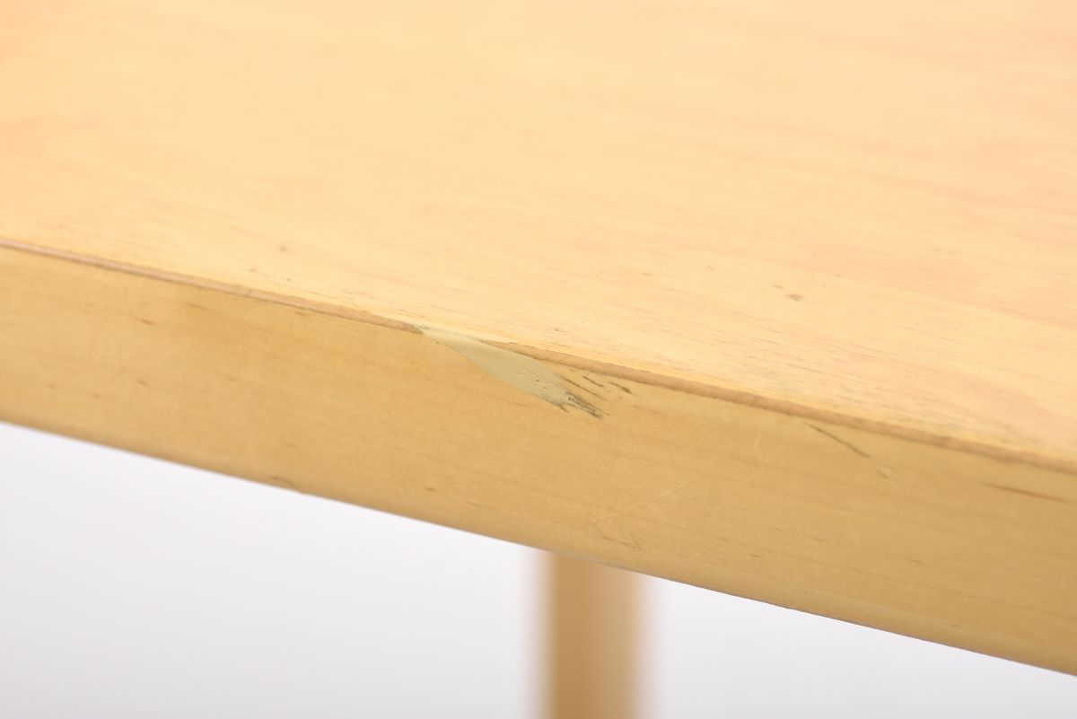 Aalto Alvar streight leg table birch 05