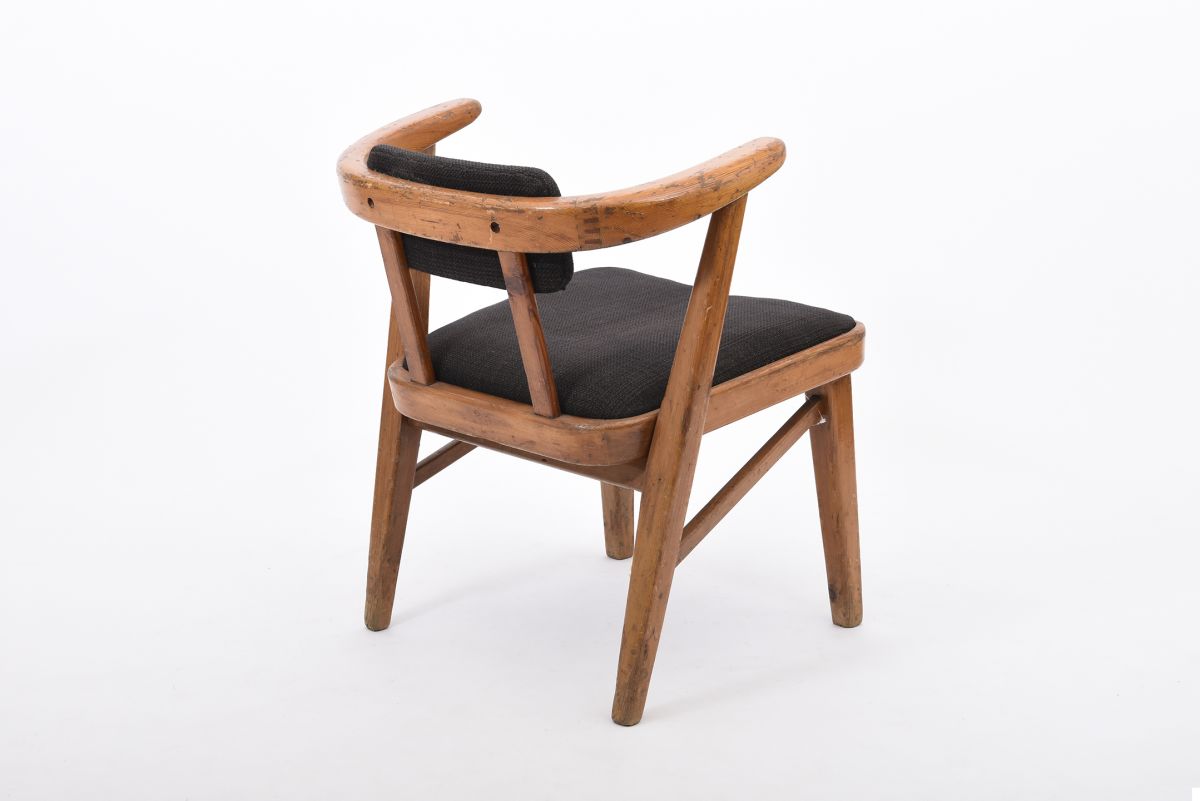 Anonymous wooden armchair back
