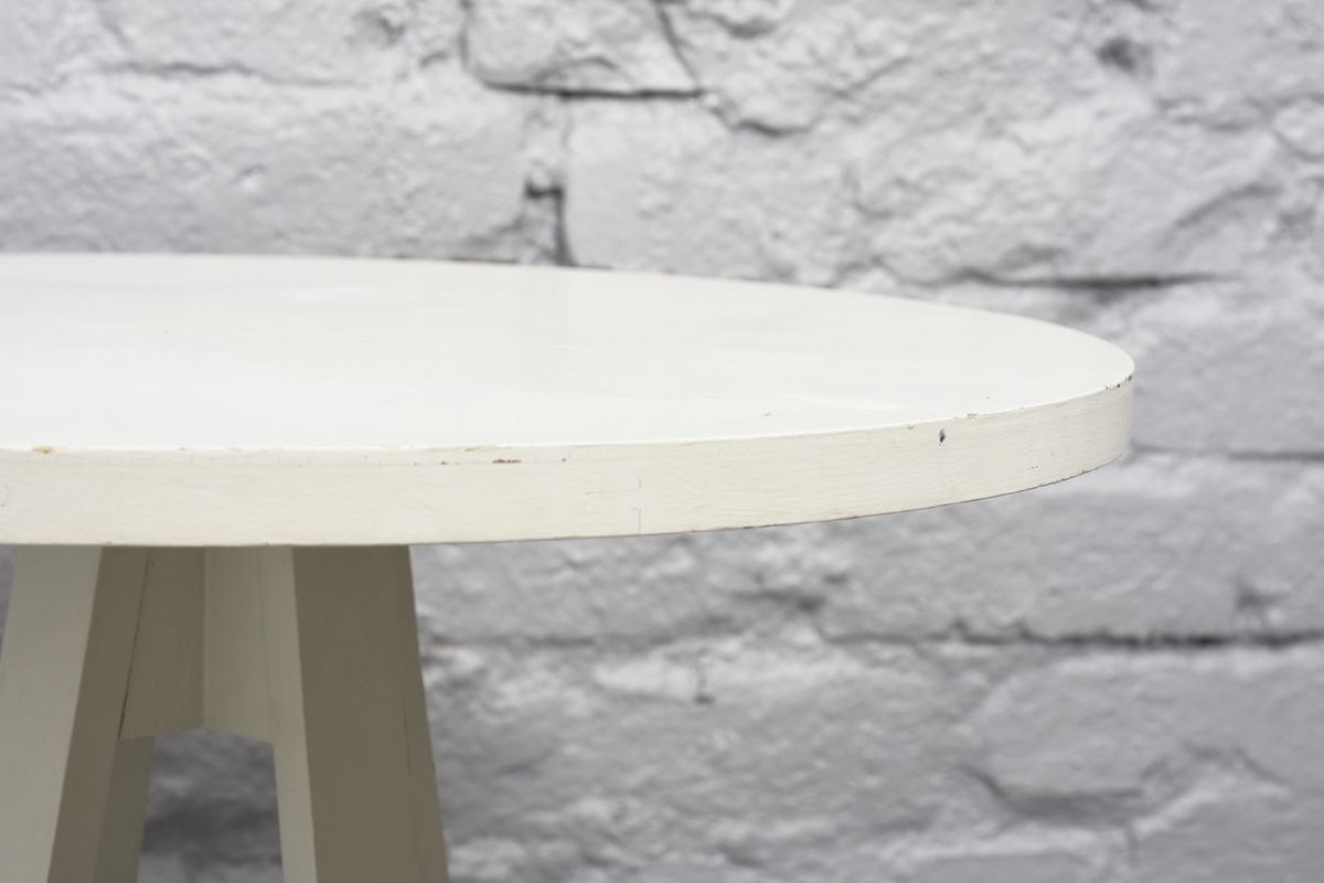 Tapiovaara White Side Table details4