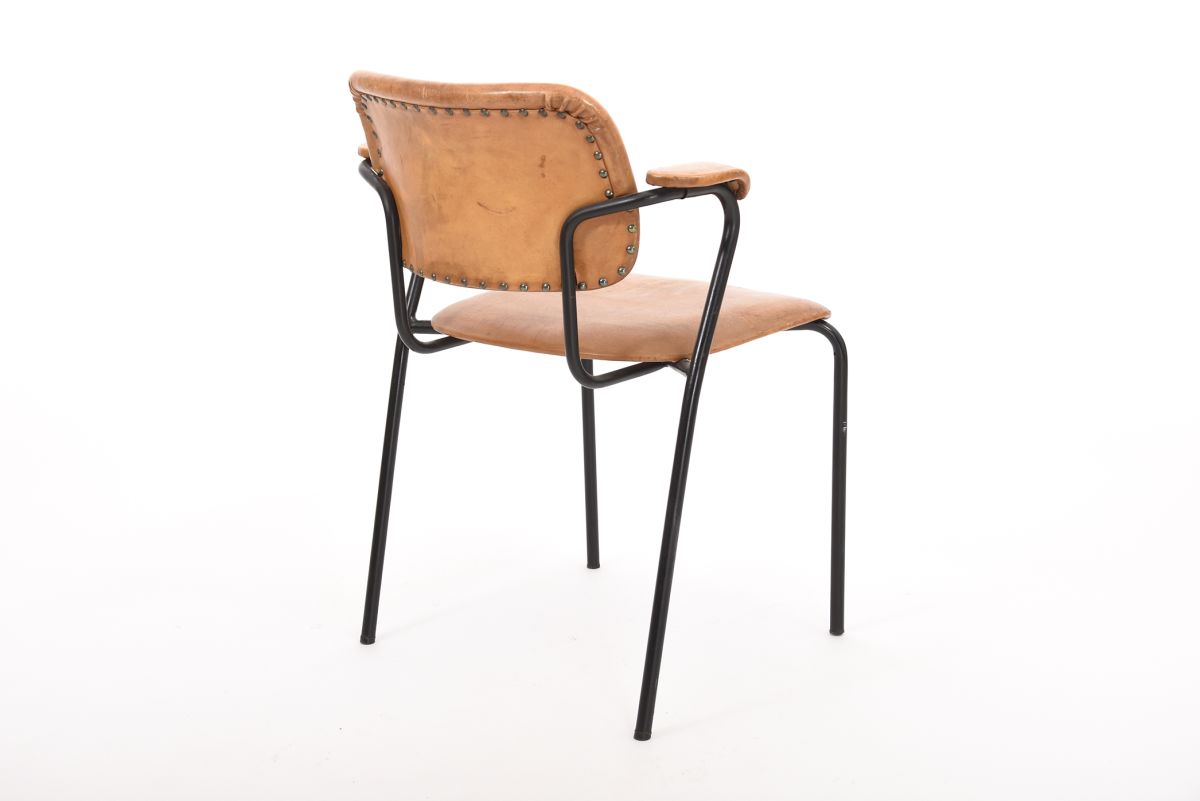 Tapiovaara ilmari Lukki armchair leather back