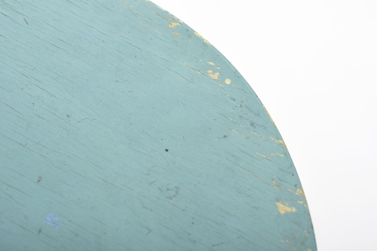 Aalto Alvar stool60 paint blue 1930 40 01