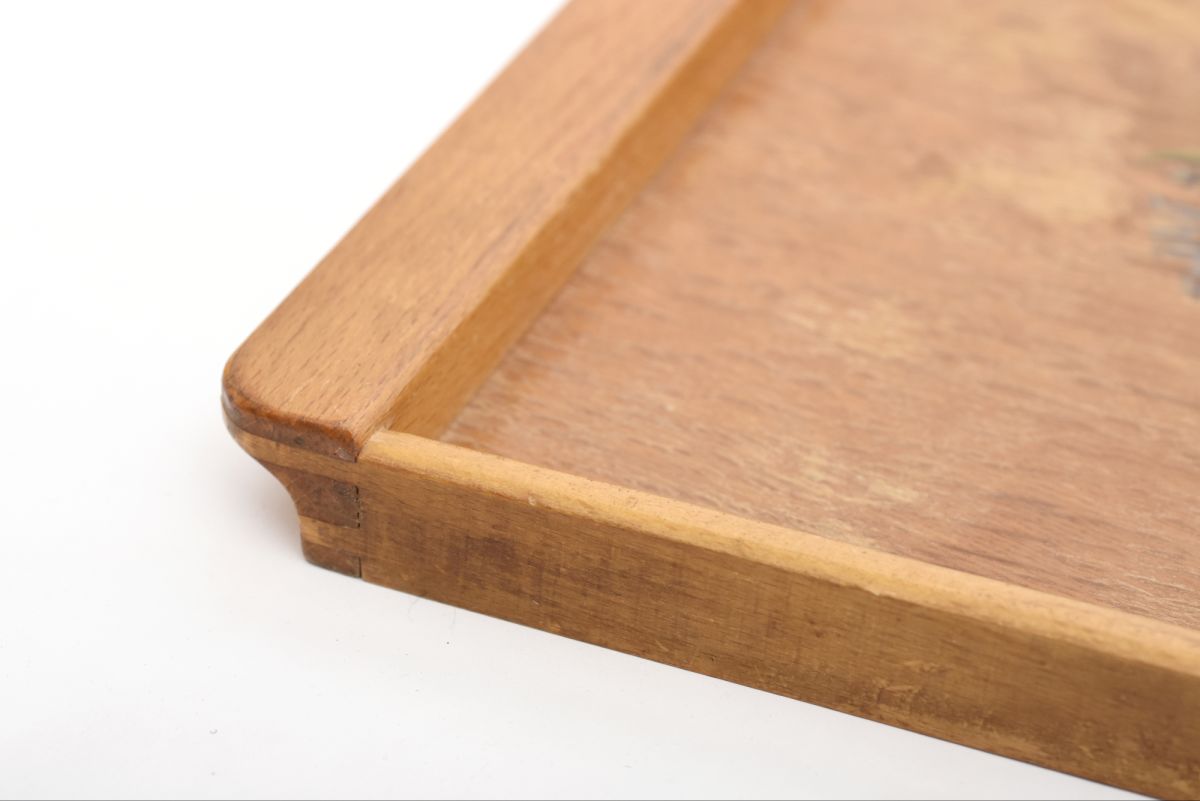 Aalto Aino Wooden tray with floral images 03