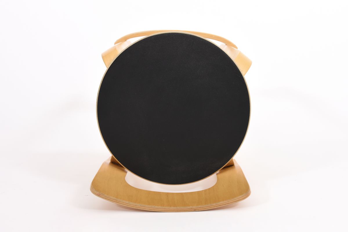 Aalto Alvar K65 black lino pair top B