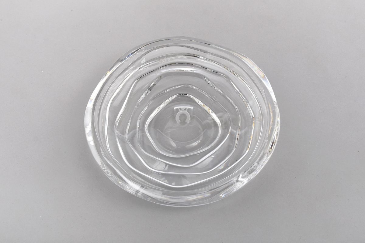 Okkolin Aimo Crystal bowl riihimähen lasi oy
