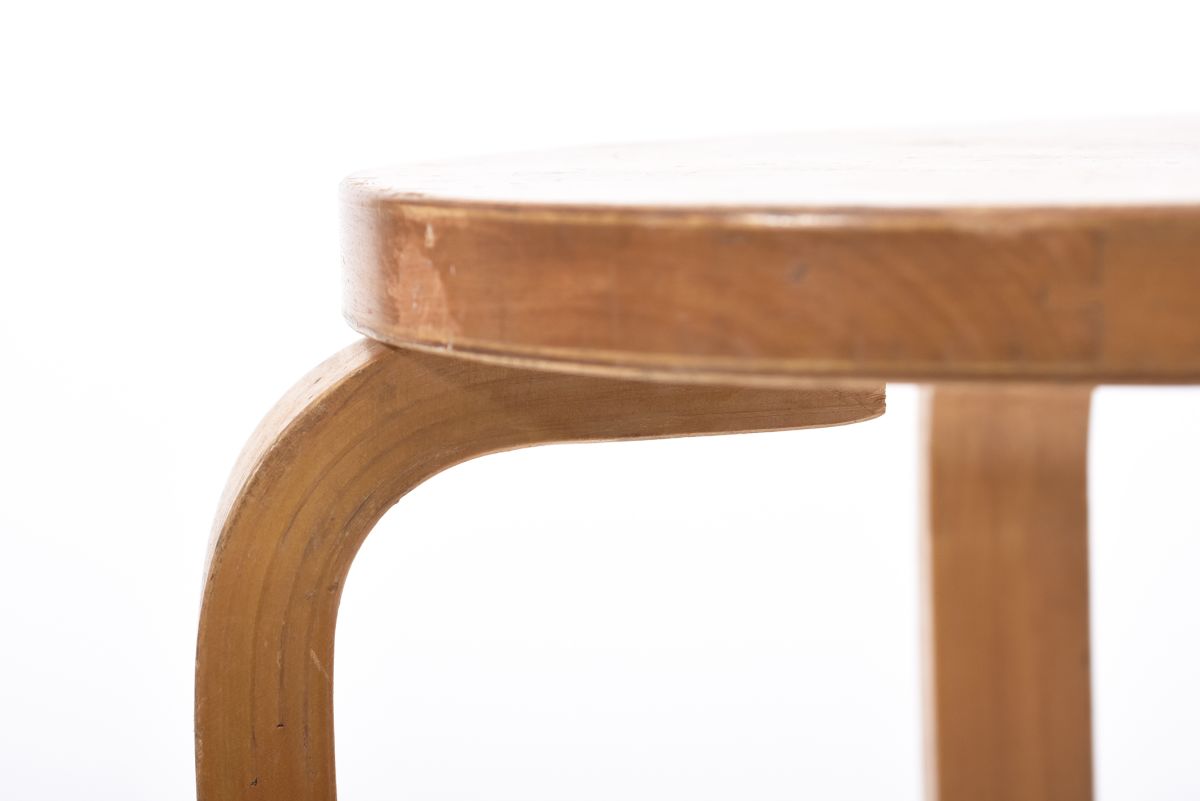 Aalto Alvar stool E60 birch 04